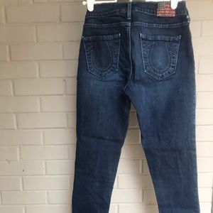 True religion skinny jeans with American flag